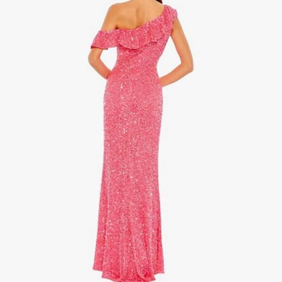 Mac Duggal 5611 One Shoulder Dress for Evening - Elegant Formal AUTHENTIC - Picture 2 of 9